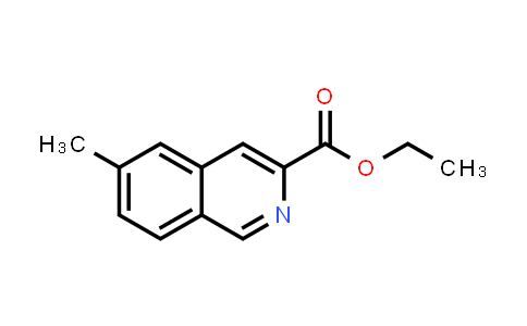 CAS No. 412010-12-9, Ethyl 6-methyl-3-isoquinolinecarboxylate