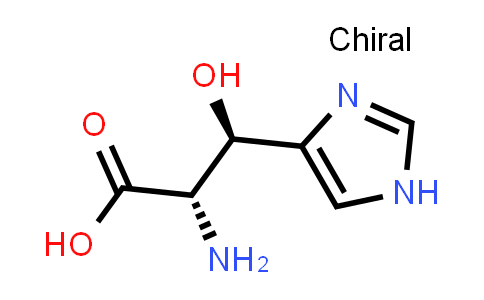 CAS No. 41215-80-9, L-Histidine, β-hydroxy-, (βR)- (9CI)