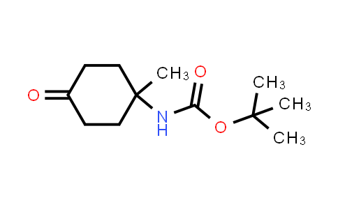 CAS No. 412293-43-7, tert-Butyl N-(1-methyl-4-oxocyclohexyl)carbamate