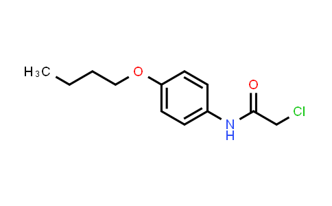 CAS No. 41240-84-0, N-(4-Butoxyphenyl)-2-chloroacetamide