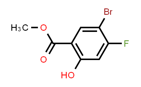 CAS No. 4133-72-6, Methyl 5-bromo-4-fluoro-2-hydroxybenzoate
