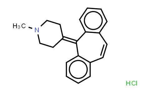 CAS No. 41354-29-4, Cyproheptadine (hydrochloride sesquihydrate)