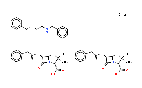CAS No. 41372-02-5, Penicillin G benzathine tetrahydrate