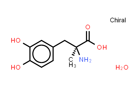 CAS No. 41372-08-1, L-(-)-α-Methyldopa (hydrate)