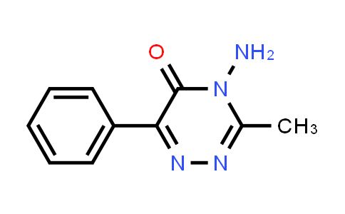 CAS No. 41394-05-2, 4-Amino-3-methyl-6-phenyl-1,2,4-triazin-5(4H)-one