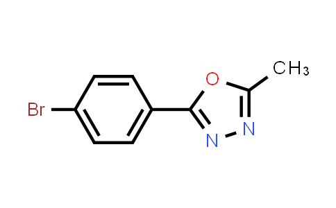 CAS No. 41421-03-8, 2-(4-Bromo-phenyl)-5-methyl-[1,3,4]oxadiazole