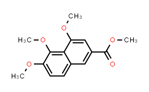 CAS No. 4147-34-6, 2-Naphthalenecarboxylic acid, 4,5,6-trimethoxy-, methyl ester