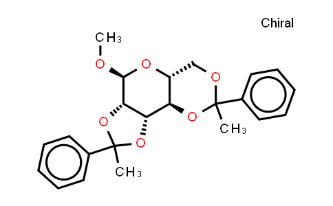 CAS No. 4148-71-4, Methyl 2,3:4,6-Di-O-benzylidene-α-D-mannopryanoside