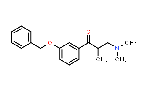 CAS No. 41489-62-7, 3-(Dimethylamino)-2-methyl-1-(3-phenylmethoxyphenyl)propan-1-one