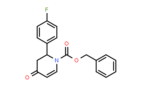 CAS No. 414910-19-3, Benzyl 2-(4-fluorophenyl)-4-oxo-3,4-dihydropyridine-1(2H)-carboxylate
