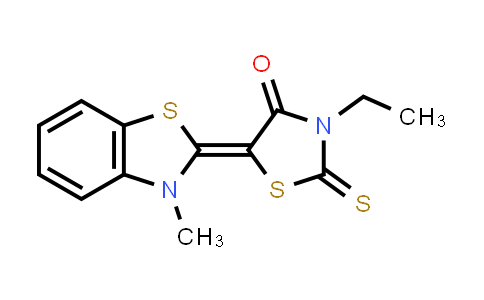 CAS No. 41504-13-6, 5-(3-Methyl-2-(3H)benzothiazolinylidene)-3-ethyl rhodanine