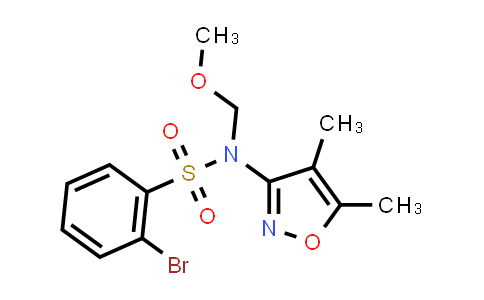 CAS No. 415697-57-3, 2-Bromo-N-(4,5-dimethylisoxazol-3-yl)-N-(methoxymethyl)benzenesulfonamide