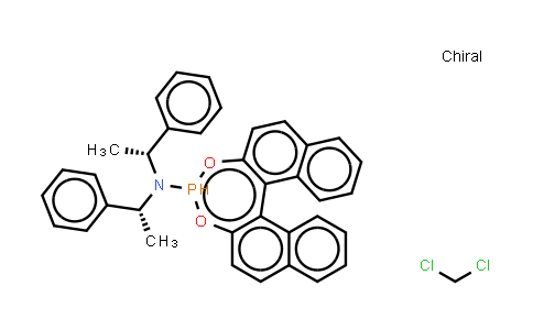 CAS No. 415918-91-1, (11bR)-N,N-Bis[(1R)-1-phenylethyl]dinaphtho[2,1-d:1',2'-f][1,3,2]dioxaphosphepin-4-amine