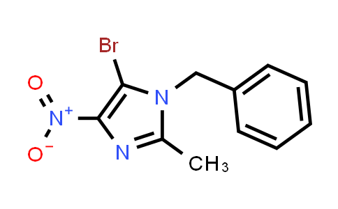 CAS No. 41604-61-9, 1-Benzyl-5-bromo-2-methyl-4-nitro-1H-imidazole