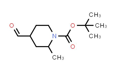 CAS No. 416852-38-5, tert-Butyl 4-formyl-2-methylpiperidine-1-carboxylate