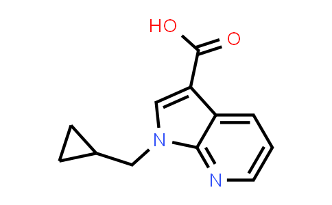 CAS No. 418794-90-8, 1H-Pyrrolo[2,3-b]pyridine-3-carboxylic acid, 1-(cyclopropylmethyl)-