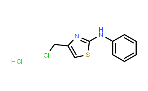 CAS No. 41981-20-8, 4-(Chloromethyl)-N-phenyl-1,3-thiazol-2-amine hydrochloride
