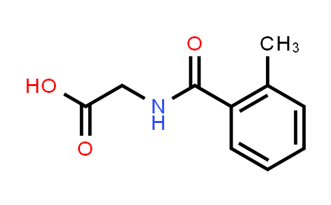 CAS No. 42013-20-7, 2-(2-Methylbenzamido)acetic acid