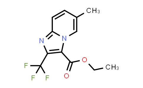 CAS No. 420130-61-6, Ethyl 6-methyl-2-(trifluoromethyl)imidazo[1,2-a]pyridine-3-carboxylate