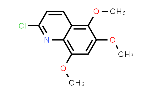 CAS No. 42065-10-1, 2-Chloro-5,6,8-trimethoxyquinoline