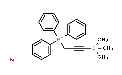 CAS No. 42134-49-6, Triphenyl(3-(trimethylsilyl)prop-2-yn-1-yl)phosphonium bromide
