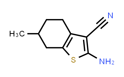 CAS No. 42225-04-7, 2-Amino-6-methyl-4,5,6,7-tetrahydro-benzo[b]thiophene-3-carbonitrile