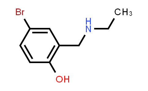 CAS No. 42313-78-0, 4-Bromo-2-(ethylaminomethyl)phenol