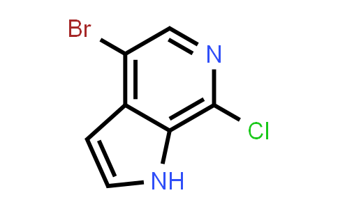 CAS No. 425380-38-7, 4-Bromo-7-chloro-1H-pyrrolo[2,3-c]pyridine