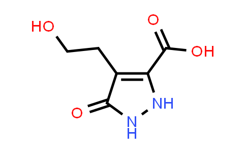 CAS No. 42562-56-1, 4-(2-Hydroxyethyl)-5-oxo-2,5-dihydro-1H-pyrazole-3-carboxylic acid
