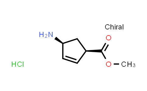 CAS No. 426226-35-9, Methyl (1R,4S)-4-aminocyclopent-2-ene-1-carboxylate hydrochloride
