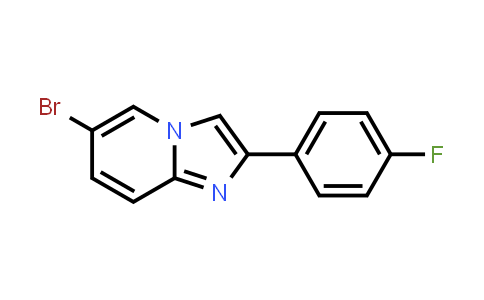 CAS No. 426825-66-3, 6-Bromo-2-(4-fluorophenyl)imidazo[1,2-a]pyridine