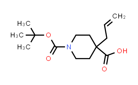 CAS No. 426842-70-8, 4-Allyl-1-(tert-butoxycarbonyl)piperidine-4-carboxylic acid