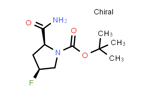 CAS No. 426844-22-6, tert-Butyl (2S,4S)-2-carbamoyl-4-fluoropyrrolidine-1-carboxylate