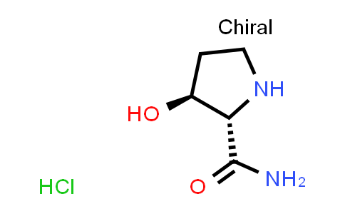 CAS No. 426844-45-3, (2S,3S)-3-Hydroxypyrrolidine-2-carboxamide hydrochloride