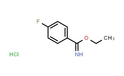 CAS No. 4278-01-7, Ethyl 4-fluorobenzimidate hydrochloride