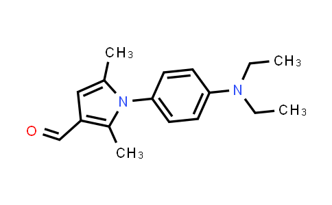 CAS No. 428469-95-8, 1-(4-(Diethylamino)phenyl)-2,5-dimethyl-1h-pyrrole-3-carbaldehyde