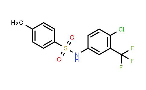 CAS No. 428470-14-8, N-(4-Chloro-3-(trifluoromethyl)phenyl)-4-methylbenzenesulfonamide
