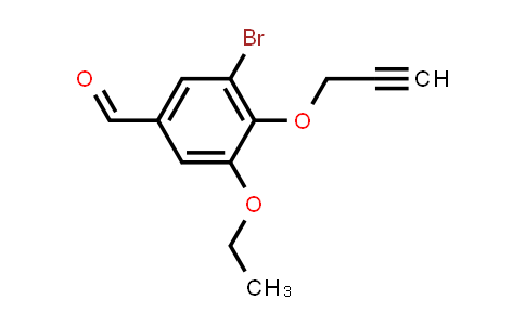 CAS No. 428474-72-0, 3-Bromo-5-ethoxy-4-(2-propynyloxy)benzaldehyde