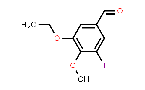 CAS No. 428483-80-1, 3-Ethoxy-5-iodo-4-methoxybenzaldehyde