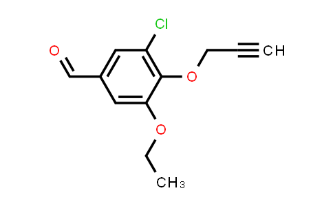 CAS No. 428492-82-4, 3-Chloro-5-ethoxy-4-(2-propynyloxy)benzaldehyde