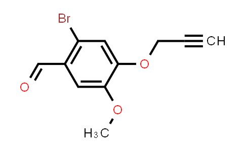CAS No. 428493-92-9, 2-Bromo-5-methoxy-4-(2-propynyloxy)benzaldehyde