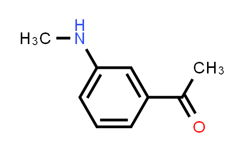 CAS No. 42865-75-8, 1-(3-(Methylamino)phenyl)ethanone