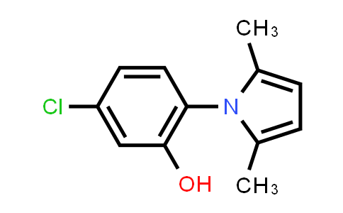 CAS No. 428841-33-2, 5-Chloro-2-(2,5-dimethyl-1h-pyrrol-1-yl)phenol