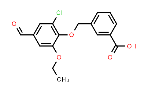 MC554491 | 428843-08-7 | 3-[(2-Chloro-6-ethoxy-4-formylphenoxy)methyl]benzoic acid