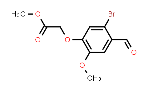 CAS No. 428847-31-8, Methyl (5-bromo-4-formyl-2-methoxyphenoxy)acetate