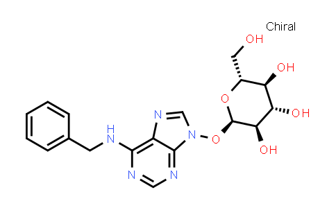 CAS No. 4294-17-1, (2R,3R,4S,5S,6R)-2-((6-(Benzylamino)-9H-purin-9-yl)oxy)-6-(hydroxymethyl)tetrahydro-2H-pyran-3,4,5-triol