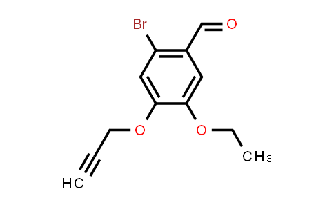 CAS No. 429621-52-3, 2-Bromo-5-ethoxy-4-(2-propynyloxy)benzaldehyde
