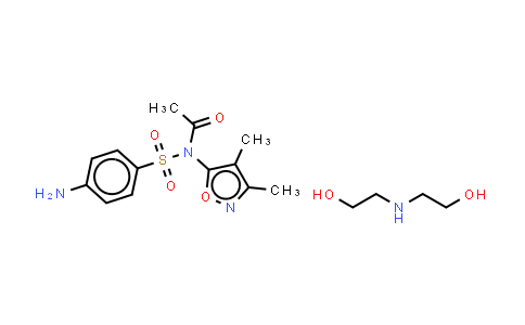 CAS No. 4299-60-9, Gantrisin diethanolamine salt