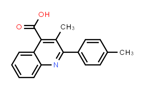 CAS No. 43071-46-1, 3-Methyl-2-(p-tolyl)quinoline-4-carboxylic acid