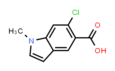CAS No. 431062-03-2, 6-Chloro-1-methyl-1H-indole-5-carboxylic acid